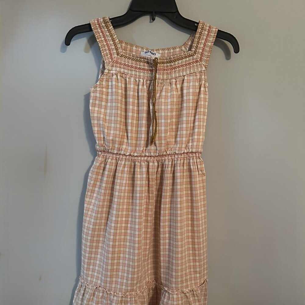 Old Navy Girls Plaid Sundress Size 10-12